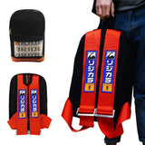 Brand New JDM Spoon Sports Bride Racing Red Harness Adjustable Shoulder Strap Back Pack