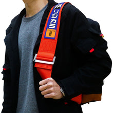 Load image into Gallery viewer, Brand New JDM Spoon Sports Bride Racing Red Harness Adjustable Shoulder Strap Back Pack