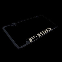 Load image into Gallery viewer, Brand New 2PCS F150 Black Stainless Steel License Plate Frame Officially Licensed