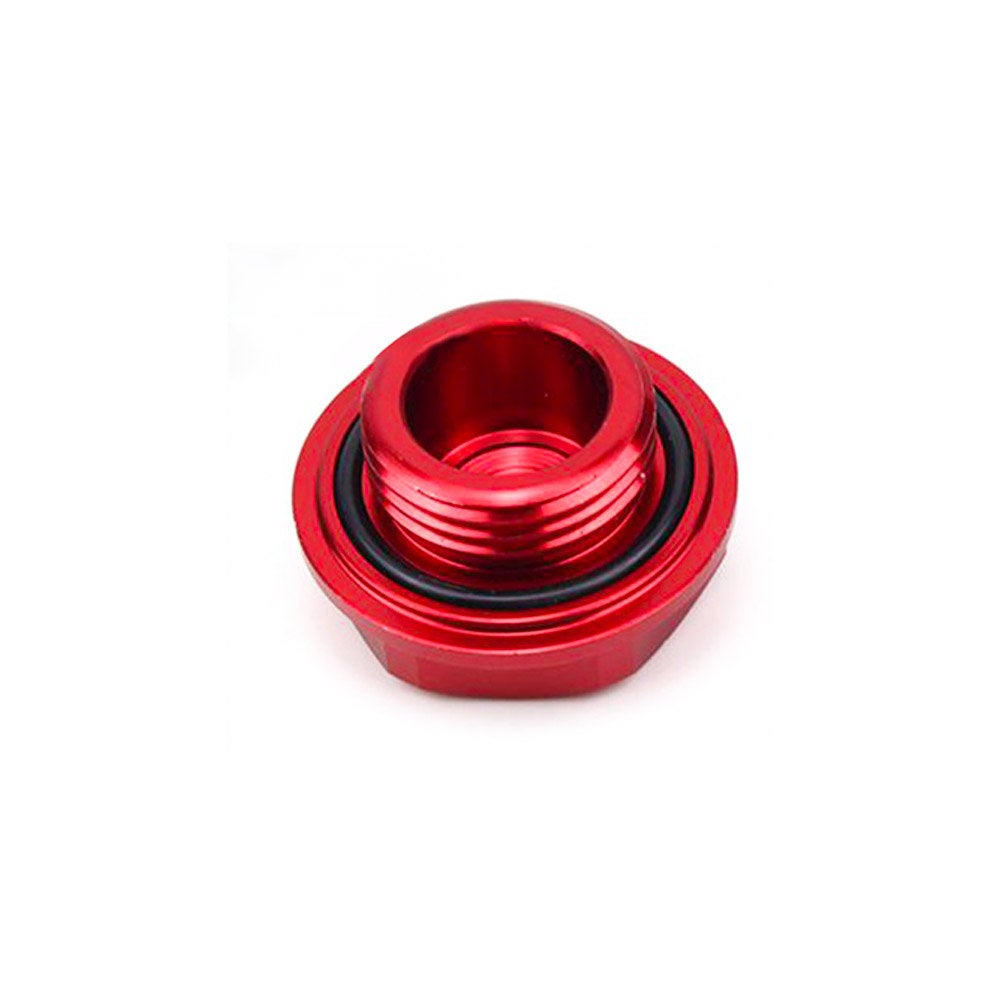 Brand New Jdm TRD Emblem Brushed Red Engine Oil Filler Cap Badge For Toyota