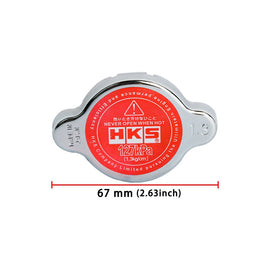 Brand New Jdm Hks D1 Racing Radiator Cap S Type Red For Nissan Subaru Mitsubishi Mazda