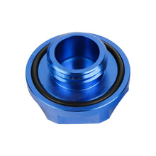 Load image into Gallery viewer, Brand New Jdm Blue Engine Oil Cap With Real Carbon Fiber Nismo Sticker Emblem For Nissan
