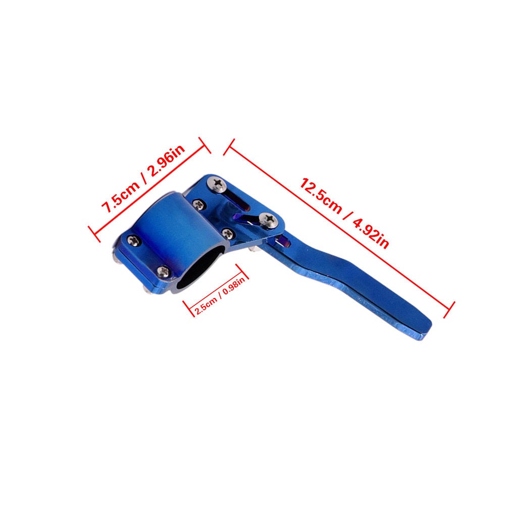 Brand New Universal Car Turn Signal Lever Blue Extender Steering Wheel Turn Rod Position Up