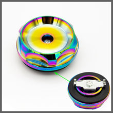 Load image into Gallery viewer, Brand New Jdm Ralliart Emblem Brushed Neo-Chrome Engine Oil Filler Cap Badge For Mitsubishi