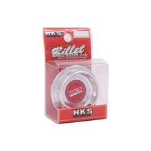 Load image into Gallery viewer, Brand New HKS Silver Engine Oil Fuel Filler Cap Billet For Nissan