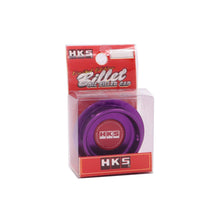 Load image into Gallery viewer, Brand New HKS Purple Engine Oil Fuel Filler Cap Billet For Toyota