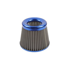 Load image into Gallery viewer, Brand New Universal JDM BLUE 3&quot; 76mm Power Intake High Flow Cold Air Intake Filter Cleaner