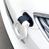 Brand New JDM Universal Front / Rear Cool Silver Track Racing Style ABS Tow Hook Ring Sticker For All Car Model