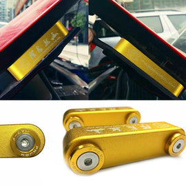 Brand New 2PCS New Gold Password JDM Hood Vent Spacer Risers JDM 90-01 Integra / 88-15 Honda Civic / 16-21 Honda Civic