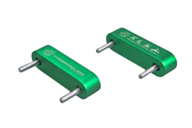 Brand New 2PCS New Green Password JDM Hood Vent Spacer Risers JDM 90-01 Integra / 88-15 Honda Civic / 16-21 Honda Civic