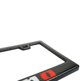 Brand New Universal 100% Real Carbon Fiber Nismo License Plate Frame - 2PCS