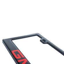 Load image into Gallery viewer, Brand New Universal 100% Real Carbon Fiber GMC License Plate Frame - 1PCS