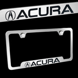 Brand New 1PCS Acura Chrome Stainless Steel License Plate Frame Officially Licensed