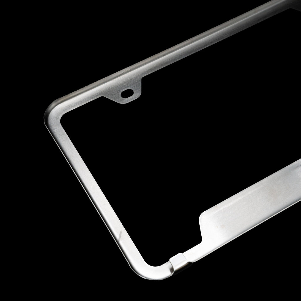 Brand New 2PCS Nissan Chrome Stainless Steel License Plate Frame Officially Licensed