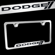 Load image into Gallery viewer, Brand New 1PCS Dodge Chrome Stainless Steel License Plate Frame Officially Licensed