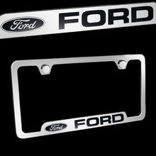 Load image into Gallery viewer, Brand New 1PCS Ford Chrome Stainless Steel License Plate Frame Officially Licensed
