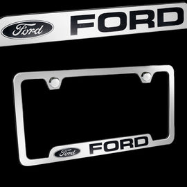Brand New 1PCS Ford Chrome Stainless Steel License Plate Frame Officially Licensed