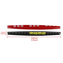 Load image into Gallery viewer, Brand New 4PCS Momo Real Carbon Fiber Anti Scratch Badge Car Door Handle Cover Trim