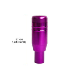 Brand New 1PCS Momo Purple Aluminum Universal Automatic Car Gear Shift Knob Lever Shifter M8 M10 M12