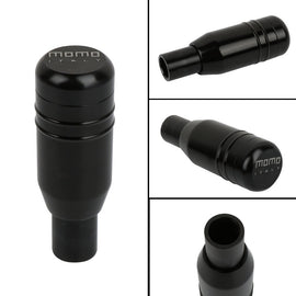 Brand New 1PCS Momo Black Aluminum Universal Automatic Car Gear Shift Knob Lever Shifter M8 M10 M12