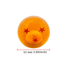 Load image into Gallery viewer, Brand New 3 Star Orange Dragon ball Z Custom 54mm Shift Knob M8x1.25 M10x1.5 M10x1.25 M12x1.25
