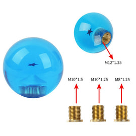 Brand New 1 Star Blue Dragon ball Z Custom 54mm Shift Knob M8x1.25 M10x1.5 M10x1.25 M12x1.25