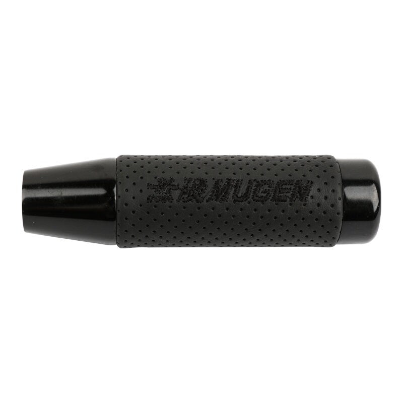Brand New 13CM Black Universal Mugen Aluminum+Leather Gear Shift Knob Shifter Lever Head