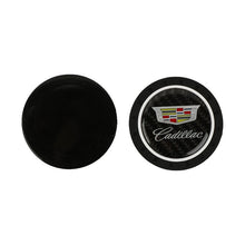 Load image into Gallery viewer, Brand New 2PCS Cadillac Real Carbon Fiber Car Cup Holder Pad Water Cup Slot Non-Slip Mat Universal