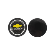 Load image into Gallery viewer, Brand New 2PCS Chevrolet Real Carbon Fiber Car Cup Holder Pad Water Cup Slot Non-Slip Mat Universal