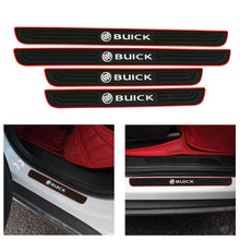 Load image into Gallery viewer, Brand New 4PCS Universal Buick Red Rubber Car Door Scuff Sill Cover Panel Step Protector