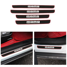 Load image into Gallery viewer, Brand New 4PCS Universal Momo Red Rubber Car Door Scuff Sill Cover Panel Step Protector