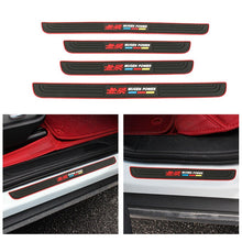 Load image into Gallery viewer, Brand New 4PCS Universal Mugen Red Rubber Car Door Scuff Sill Cover Panel Step Protector