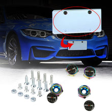 Load image into Gallery viewer, Brand New 4PCS Ralliart Racing Car License Plate Carbon Screw Bolt Cap Cover Screw Bolt