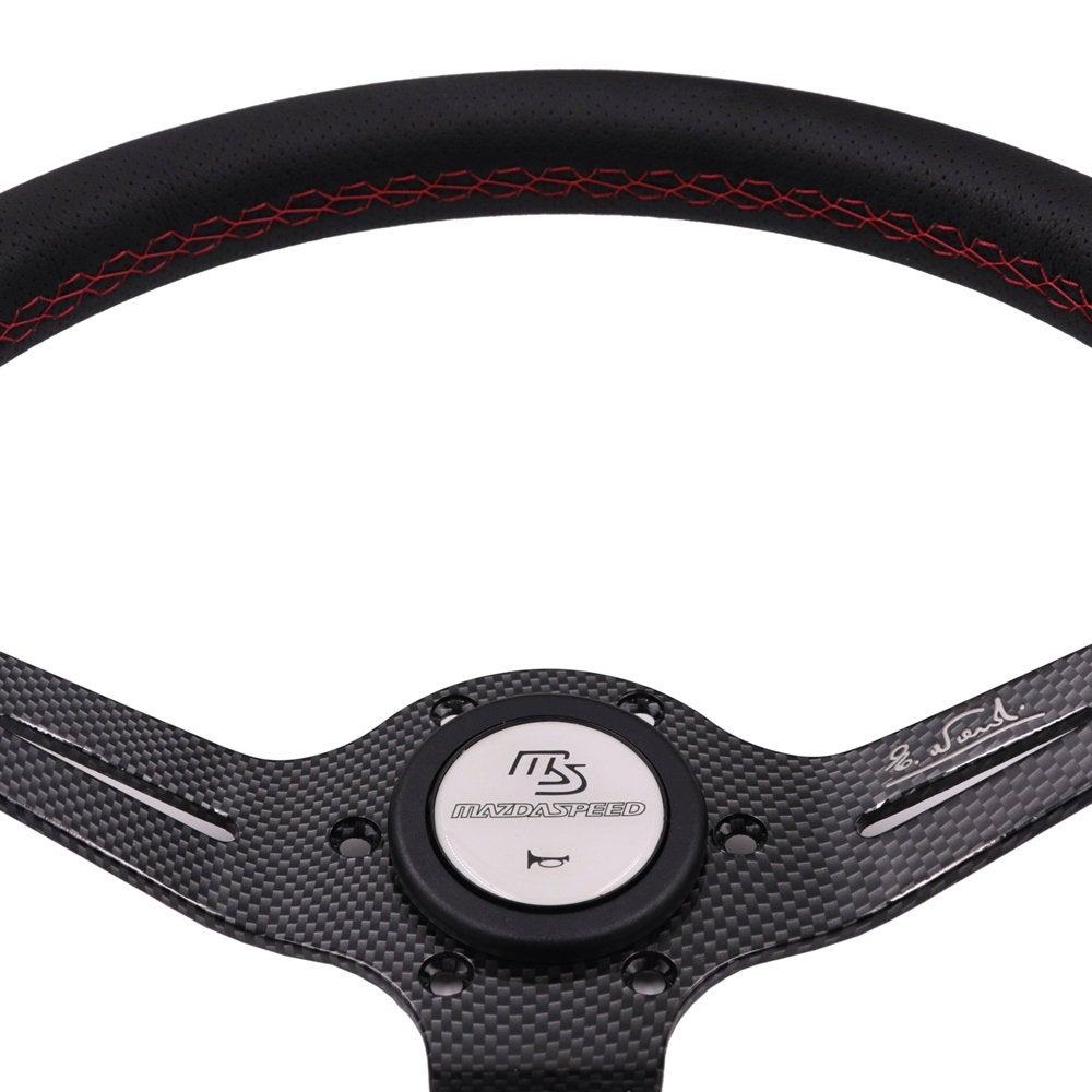 Brand New Universal Mazdaspeed Car Horn Button Black Steering Wheel Center Cap