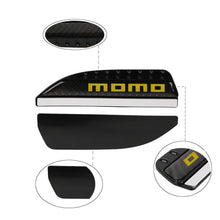 Load image into Gallery viewer, Brand New 2PCS Universal Momo Carbon Fiber Rear View Side Mirror Visor Shade Rain Shield Water Guard