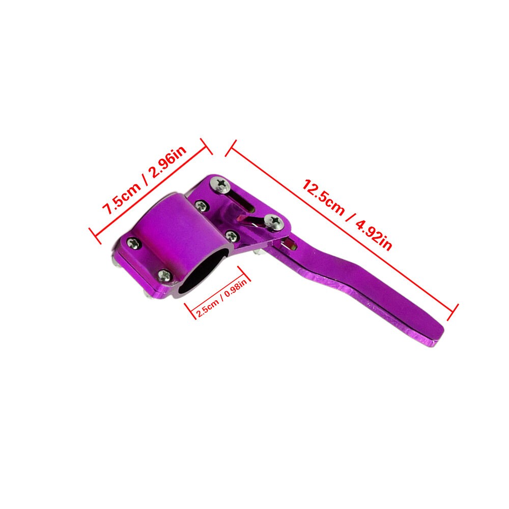 Brand New Universal Car Turn Signal Lever Purple Extender Steering Wheel Turn Rod Position Up