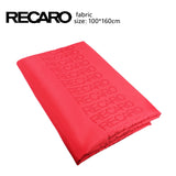 Brand New Graduation Red Recaro Fabric Material SEAT Cover Cloth For Universal Interior