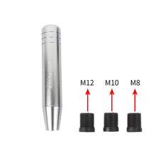Load image into Gallery viewer, Brand New Universal 18CM JDM MUGEN Silver Manual Transmission shifter 5&amp;6 Speed Shift Knob