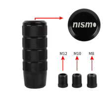 Load image into Gallery viewer, Brand New Universal Nismo Black Aluminum Manual Gear Stick Shift Knob Shifter Lever Head