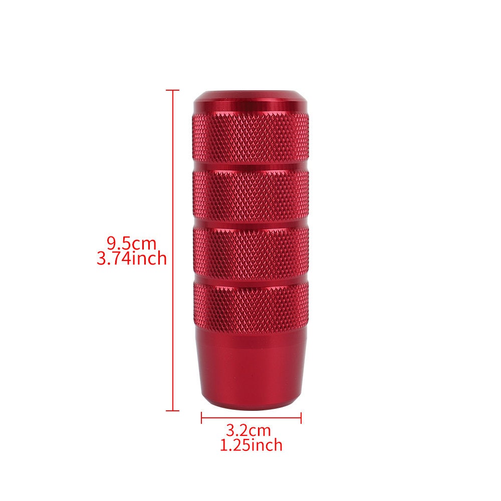 Brand New Universal Mugen Red Aluminum Manual Gear Stick Shift Knob Shifter Lever Head