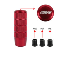 Load image into Gallery viewer, Brand New Universal Mugen Red Aluminum Manual Gear Stick Shift Knob Shifter Lever Head