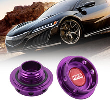 Load image into Gallery viewer, Brand New HKS Purple Engine Oil Fuel Filler Cap Billet For Nissan