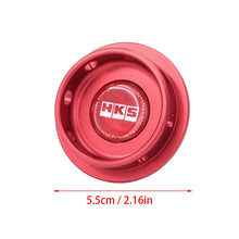 Load image into Gallery viewer, Brand New HKS Red Engine Oil Fuel Filler Cap Billet For Nissan