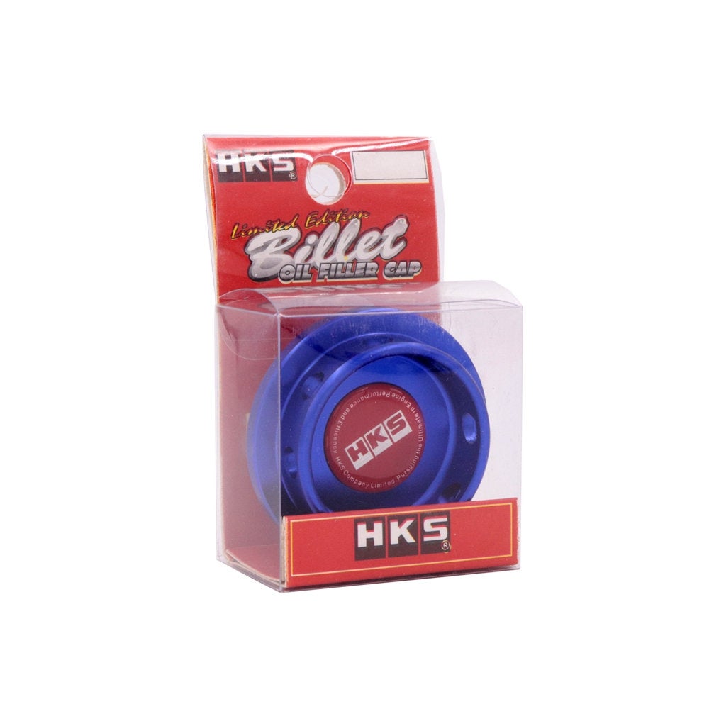 Brand New HKS Blue Engine Oil Fuel Filler Cap Billet For Subaru