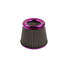 Load image into Gallery viewer, Brand New Universal JDM PURPLE 3&quot; 76mm Power Intake High Flow Cold Air Intake Filter Cleaner
