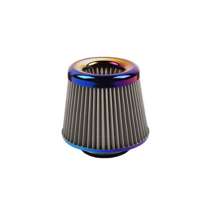 Brand New Universal JDM Neo-Chrome 3" 76mm Power Intake High Flow Cold Air Intake Filter Cleaner