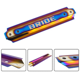 Brand New UNIVERSAL BRIDE Titanium Aluminum Car Battery Tie Down Mount Bracket Brace Bar