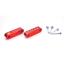 Brand New 2PCS New Red Password JDM Hood Vent Spacer Risers JDM 90-01 Integra / 88-15 Honda Civic / 16-21 Honda Civic