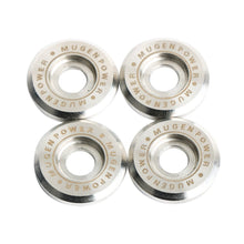 Load image into Gallery viewer, Brand New 4PCS JDM Mugen Power Silver License Plate Frame Bolts Screws Fasteners Universal