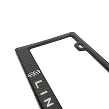 Load image into Gallery viewer, Brand New Universal 100% Real Carbon Fiber Lincoln License Plate Frame - 2PCS